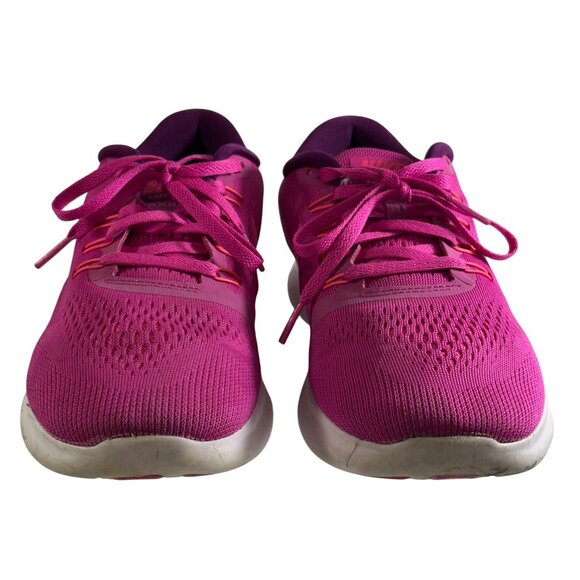 Nike Free RN Women's Size 9.5 Running Shoes Fire Pink 831509-601 Athleisure - Picture 3 of 12